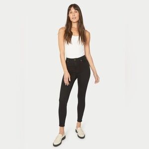 Rolla's Eastcoast Ankle High Rise Super Skinny Jeans / Black Stretch 25